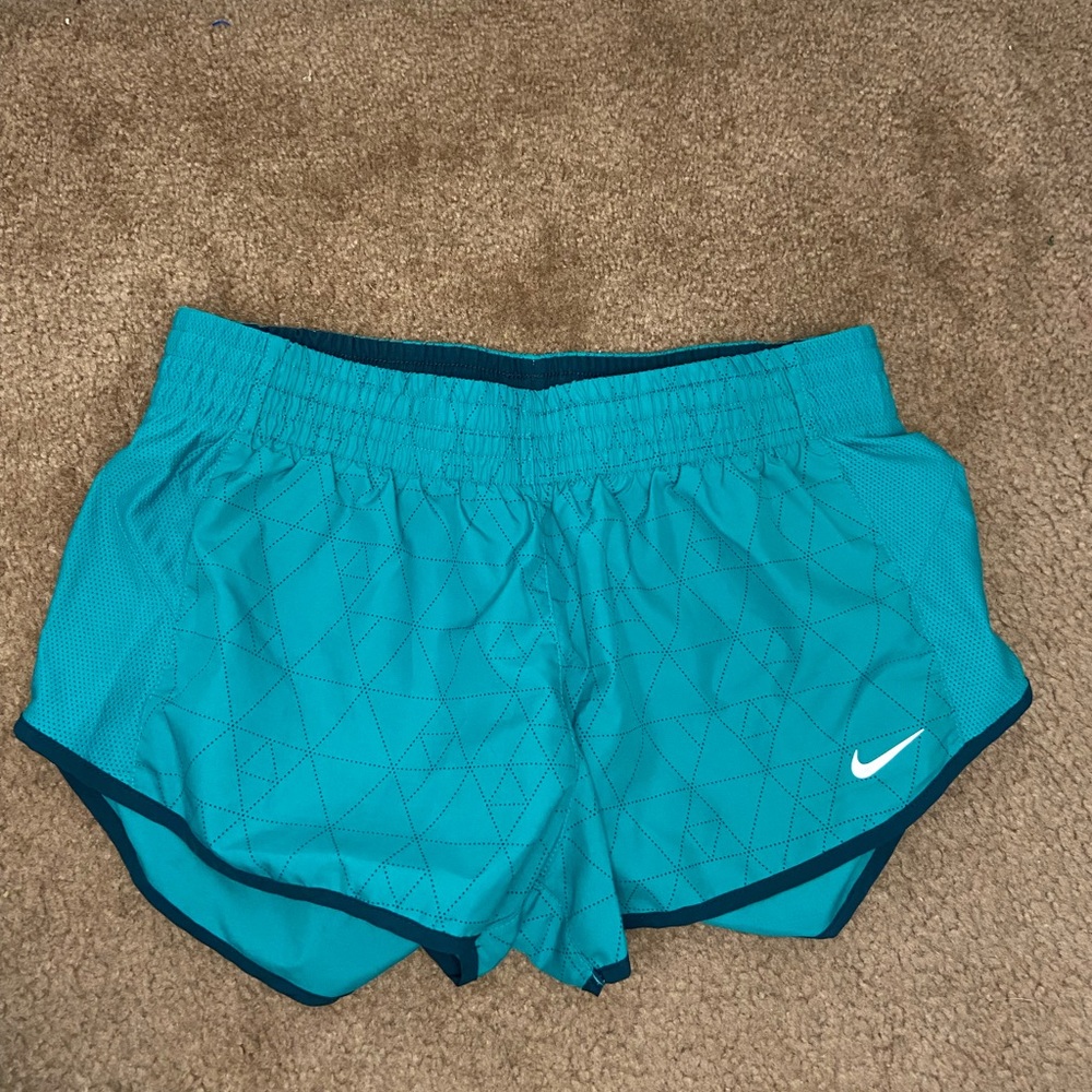Nike Dri-fit Triangle Design Blue/teal Shorts